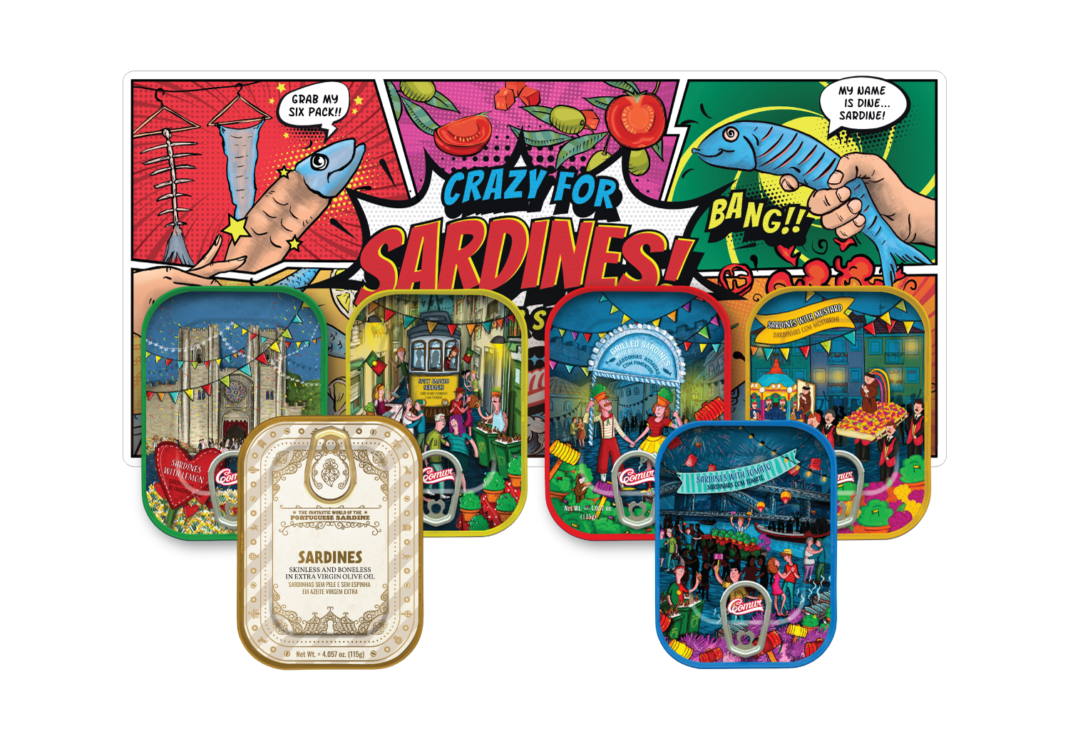 Crazy for Sardines Set – The Fantastic World of The Portuguese Sardine