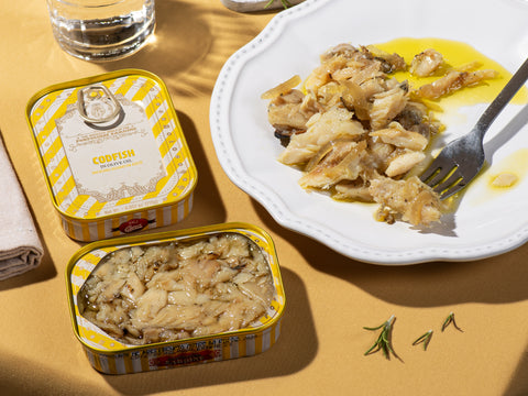 Bacalao al Horno en Aceite de Oliva