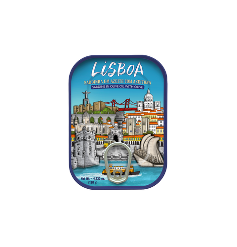 Sardine in Olive Oil with Stuffed Olives | Lisbon